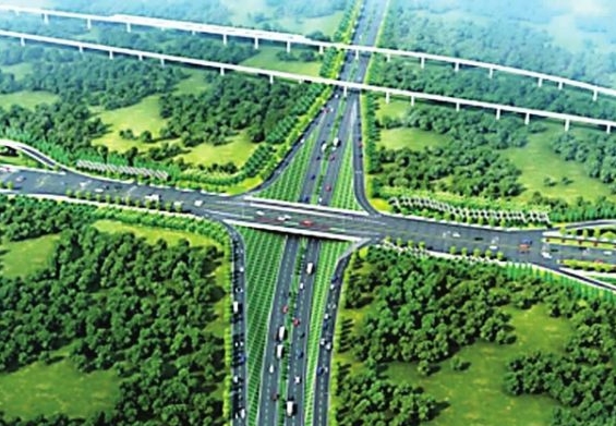 菱形互通式立体交叉