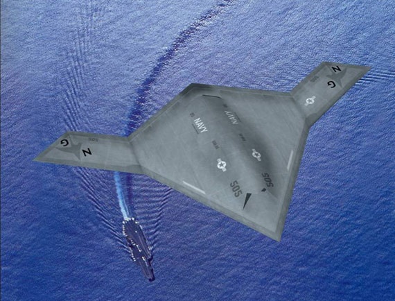 x-47b无尾攻击型无人机