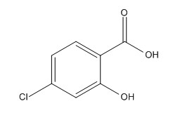 分子式是 clc6h3(oh)co2h