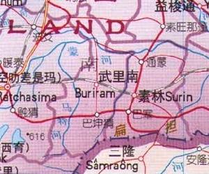 幸福之城",通常叫做nakhon roi佛塔 (百塔城),位于泰国东北部靠近柬