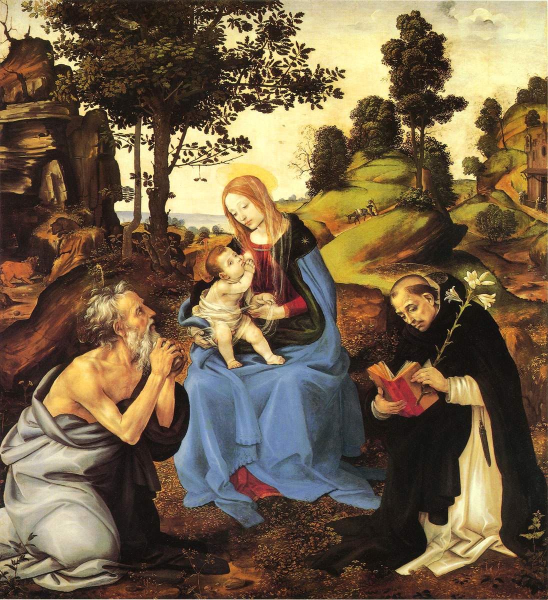 圣母子和圣杰罗莫·多梅尼科