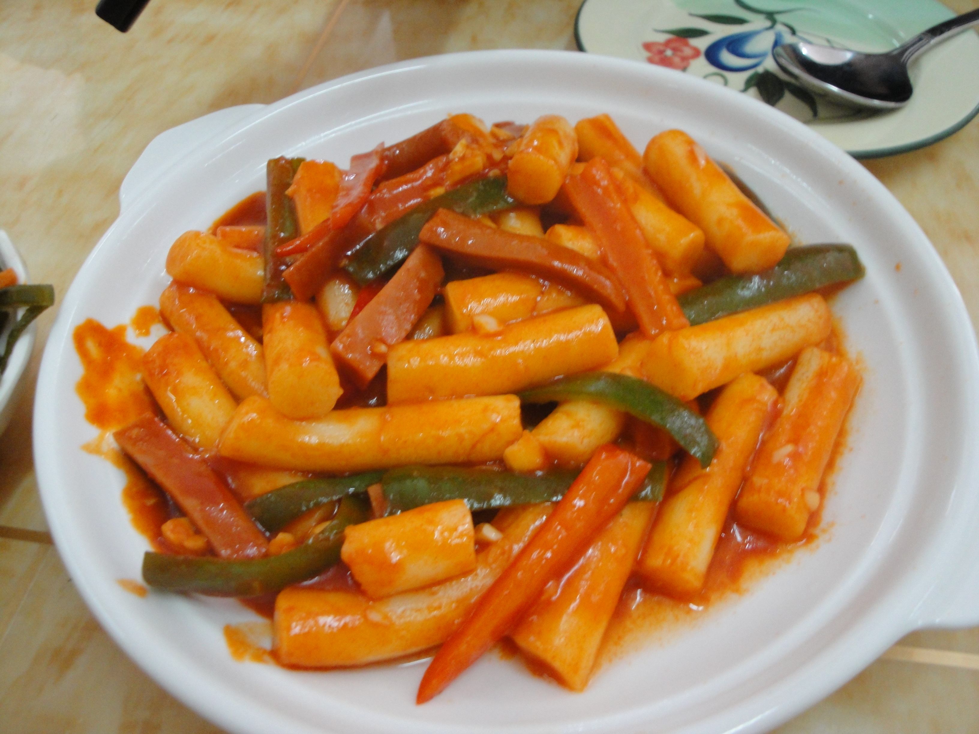 辣子鸡丁炒年糕
