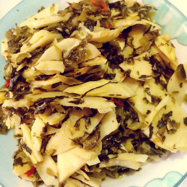 冬笋酸菜肉丝
