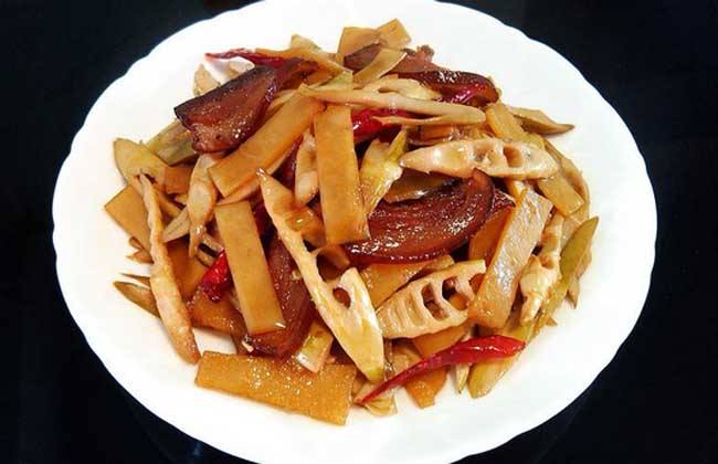 冬笋炒火腿