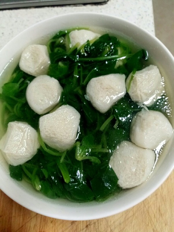 鱼丸菠菜汤