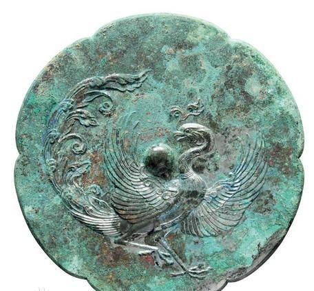 ♢分銅 花卉図紋香炉 唐金 江戸 幕末 文化文政コレクション骨董