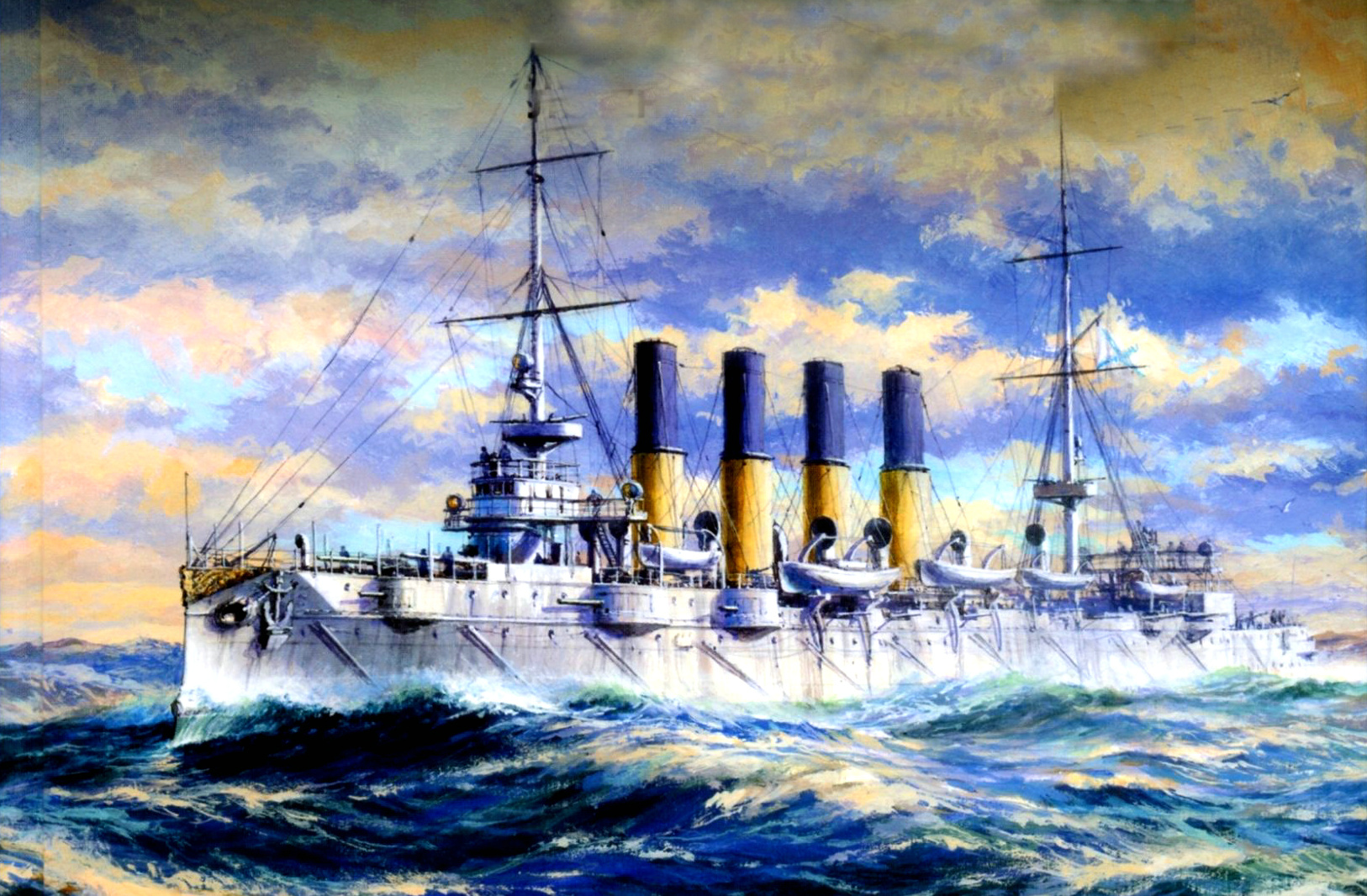 cruiser varyag,俄文:Крейсер "ВАРЯГ" )巡洋舰是 a