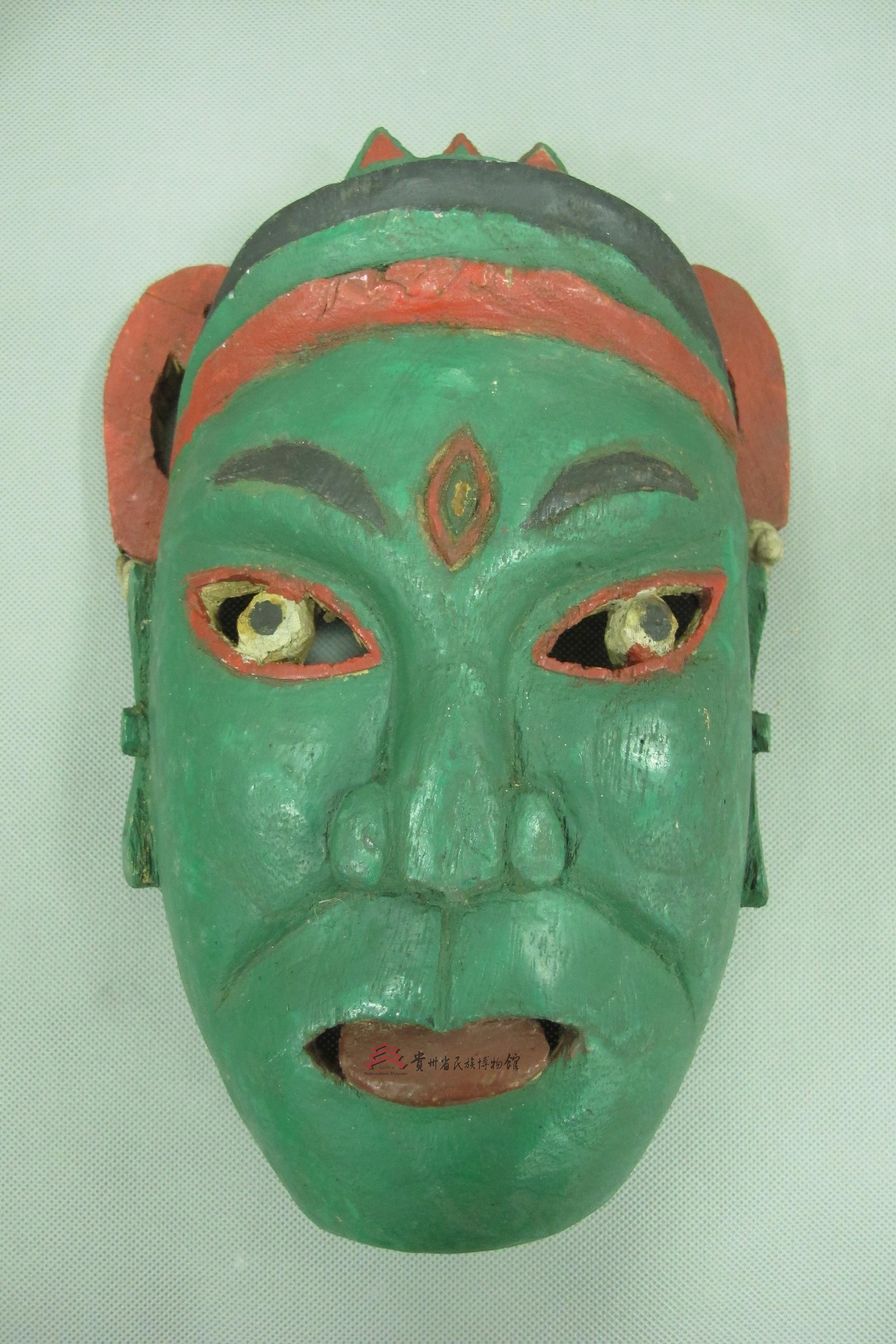 当代广西三界老爷傩面具