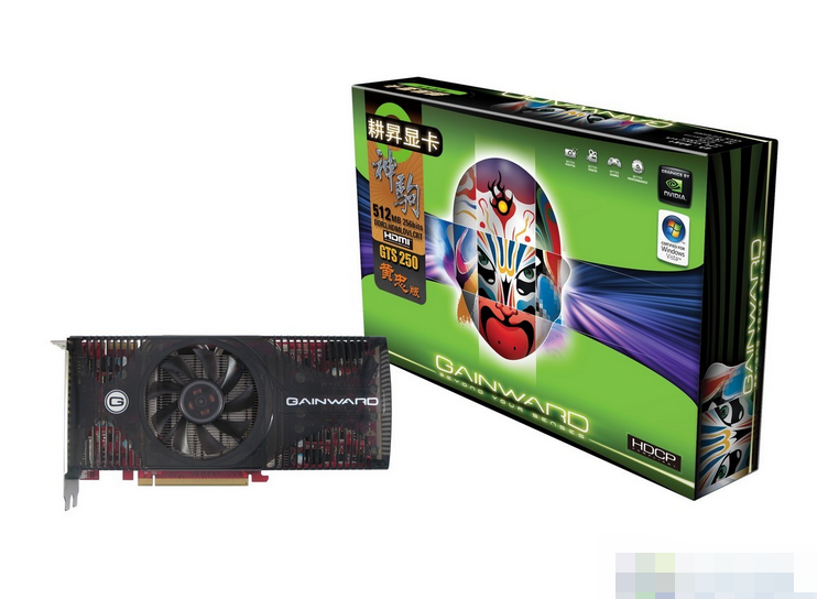 耕升 gts250黄忠版