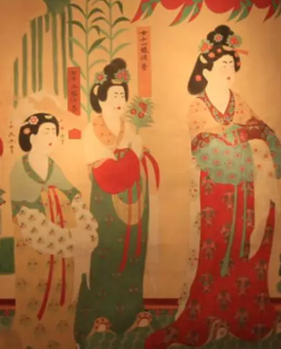 《宫乐图》中唐代女子的披帛到底是什么用？_百科TA说