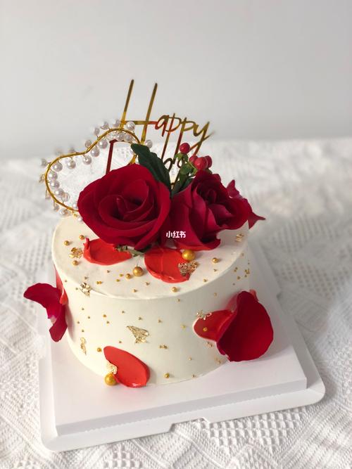 玫瑰主题蛋糕