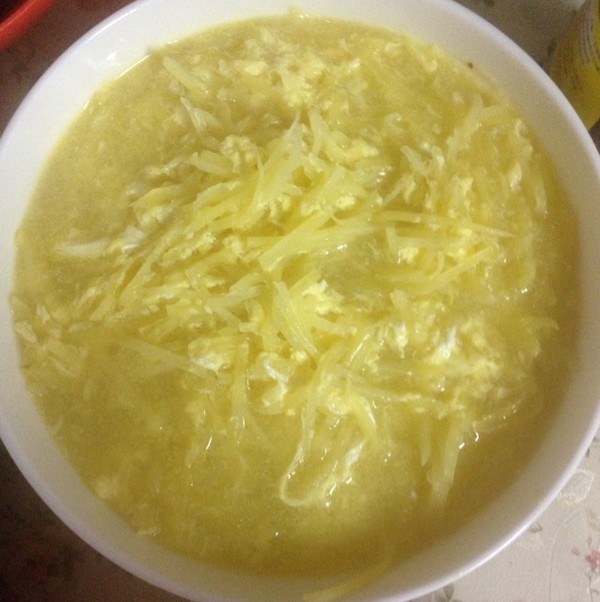 土豆面蛋汤