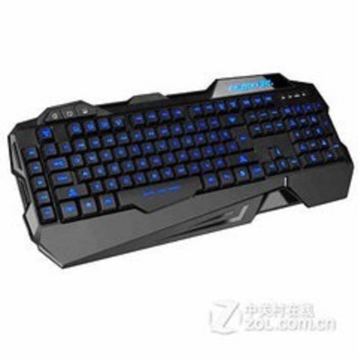 雷腾k1 电脑背光键盘 usb有线机械手感键盘电竞游戏专用 k1黑色