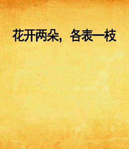 花开两朵,各表一枝