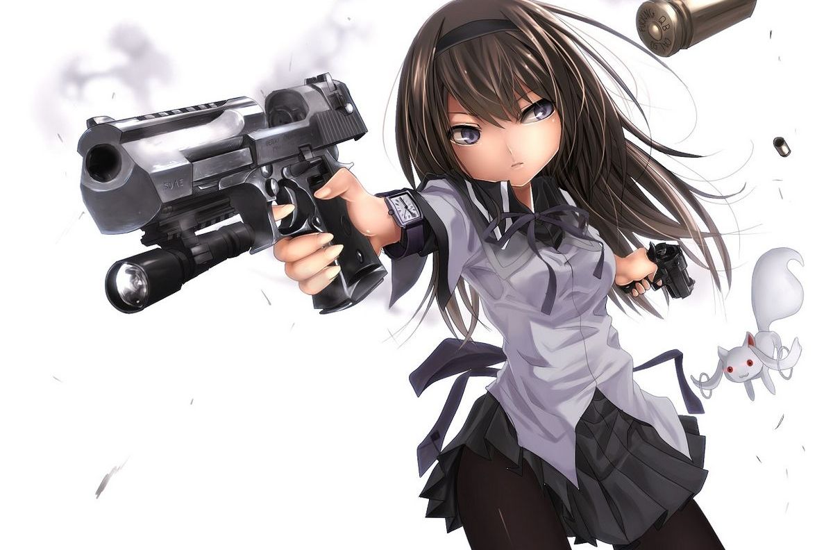  p>《枪械少女》是由天王寺狐创作的四格漫画.