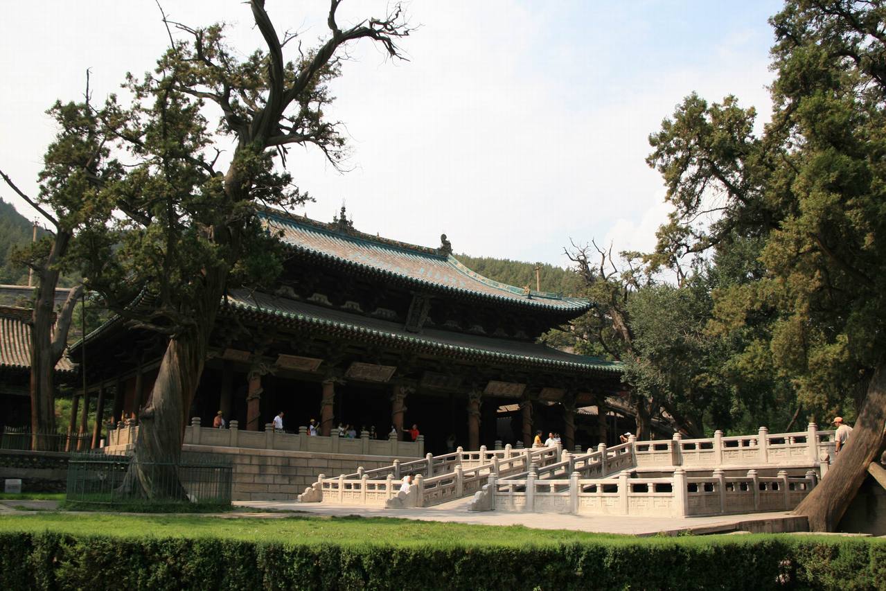 晋祠/128888" data-lemmaid="128888">晋祠 /a>的主殿,晋祠内主要建筑