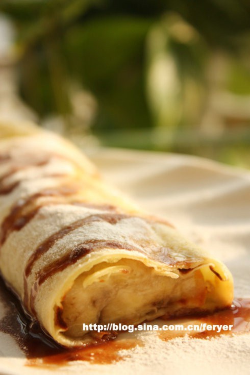 法式香蕉可丽饼