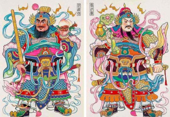 门神，为何有那么多？该贴哪二位呢？_百科TA说