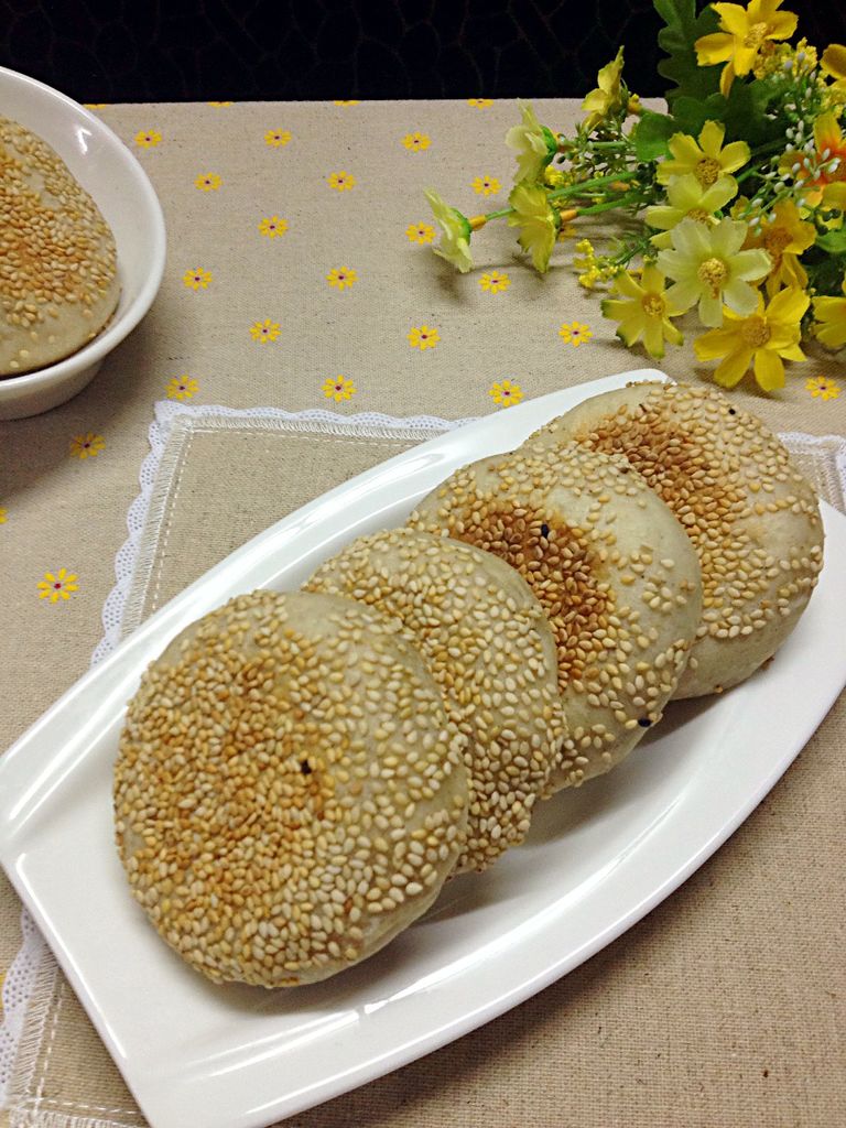 香酥芝麻烧饼