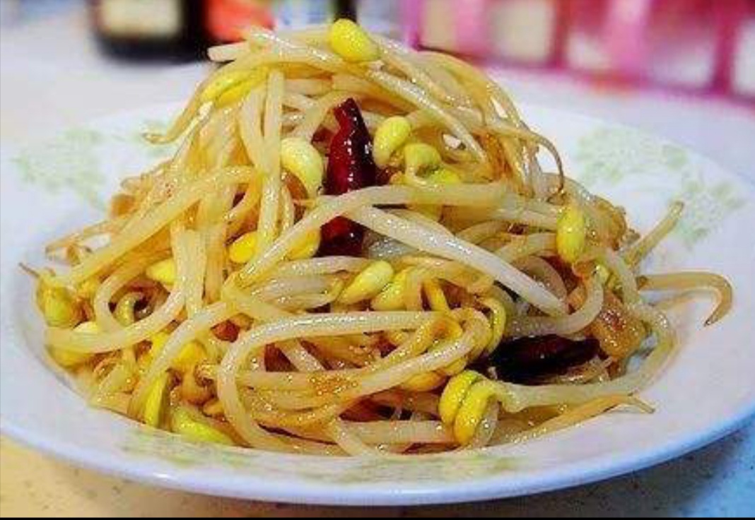 辣炒黄豆芽