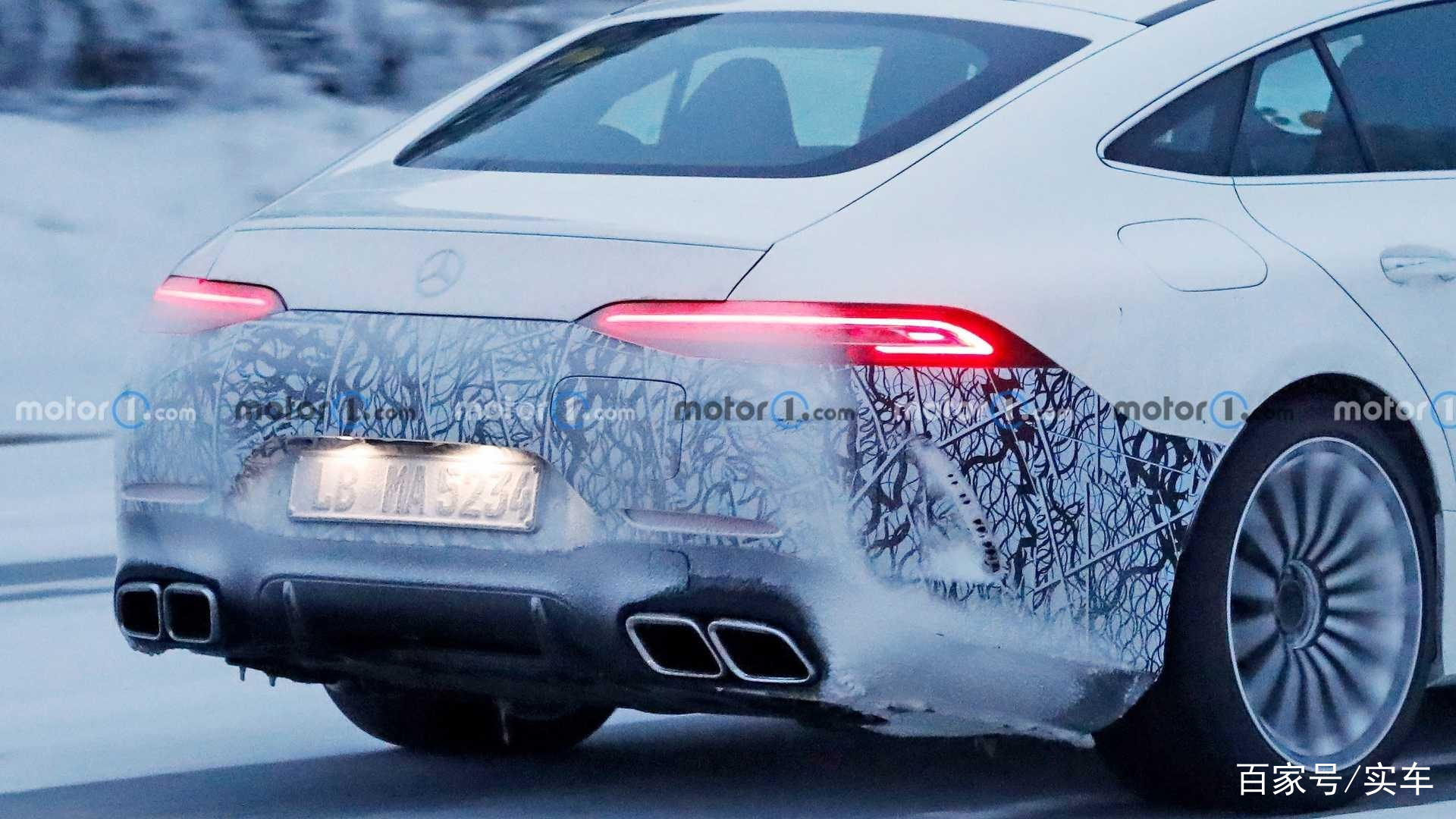 最快年内发布 梅赛德斯-AMG GT 73e谍照_百科TA说