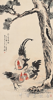 三公百寿图