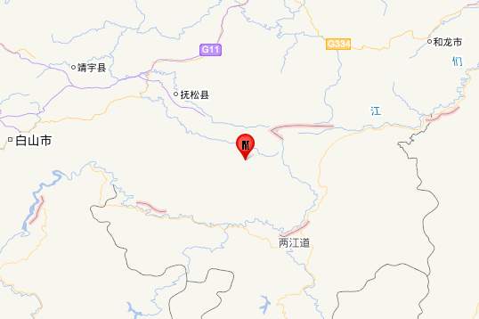 3·5吉林白山市抚松县3.1级地震