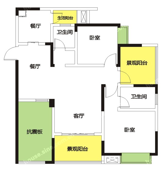  p>位于凤岭立交北的塞纳维拉花园,1.83低积率规划.