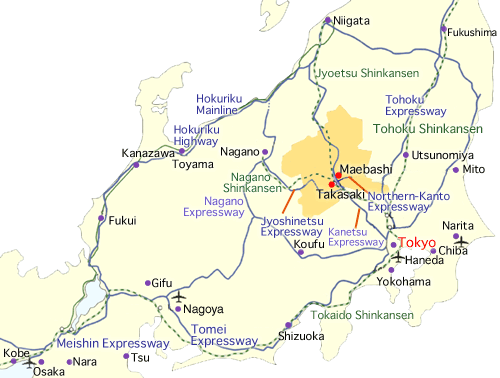  p> b>群马县(gunma prefecture) /b>位于 a href="#" data-lemmaid="