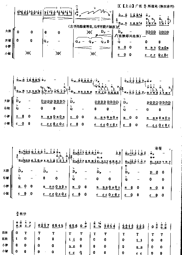 《林冲夜奔》是项祖华先生于1984年创作的一首扬琴曲,以林冲被逼上