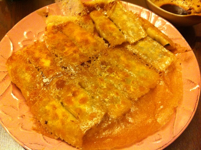 猪肉韭菜三鲜锅贴