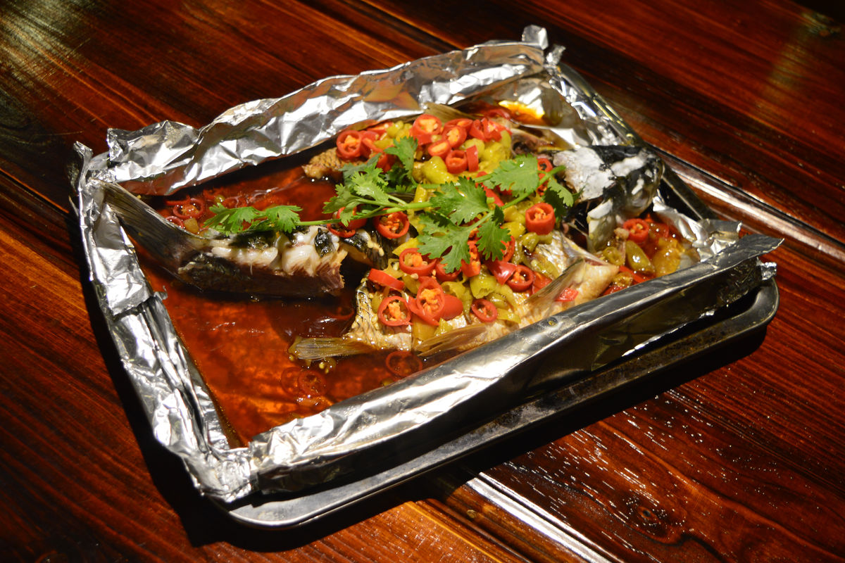 锡纸酸梅烤鱼