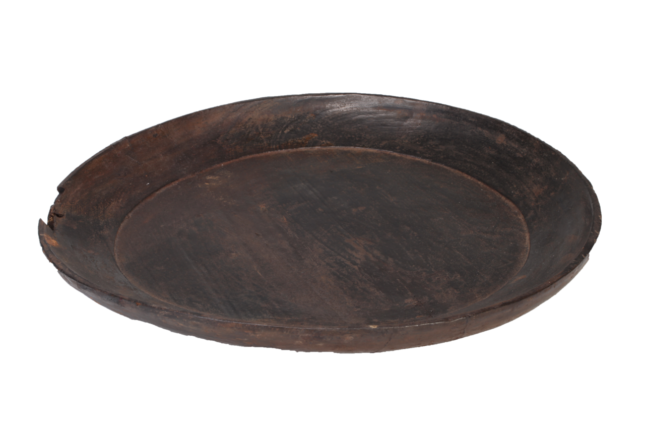西汉黑漆木盘