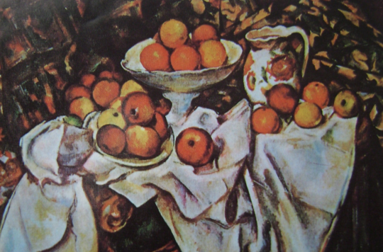  p>《苹果与橘子》法国画家 a href="#" data-lemmaid="336550">塞尚 
