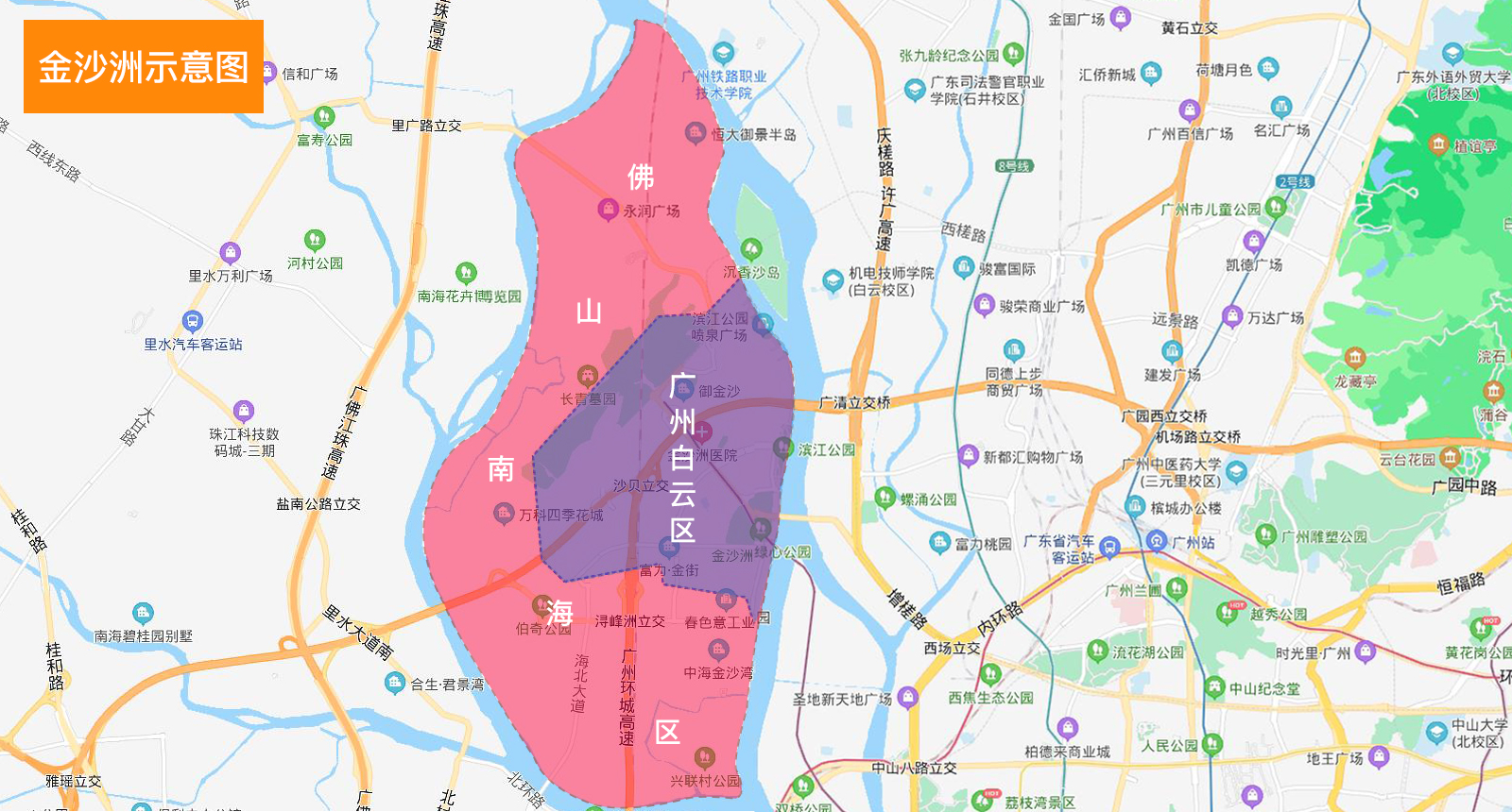  p>金沙洲位于广东 a target="_blank" href="/item/广州/72101" data
