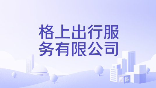 格上出行服务有限公司_百度百科