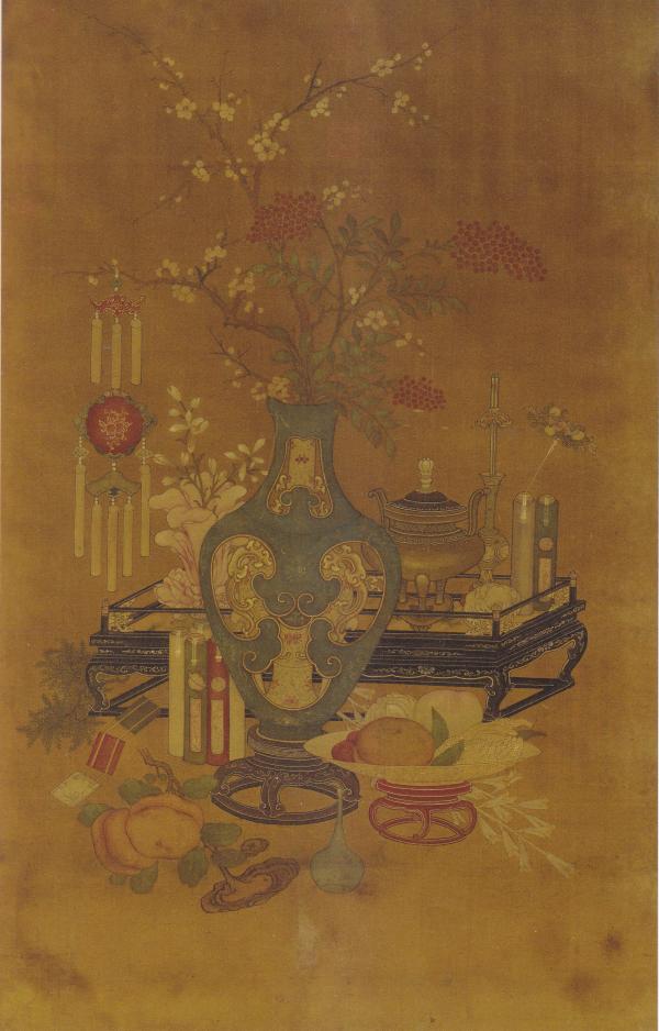 “岁朝清供”的文化图景：玉梅冰蕊先含笑，春色来年胜旧年_百科TA说