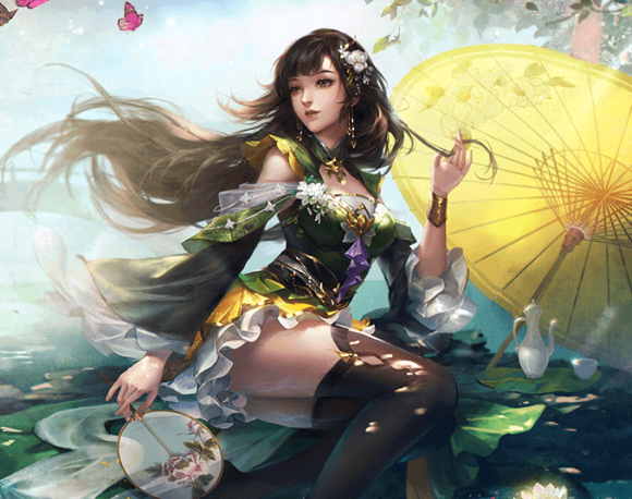  /p> p>界小乔是3勾玉,吴势力女性武将,设计来源于三国