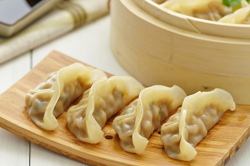 鲜肉蒸饺