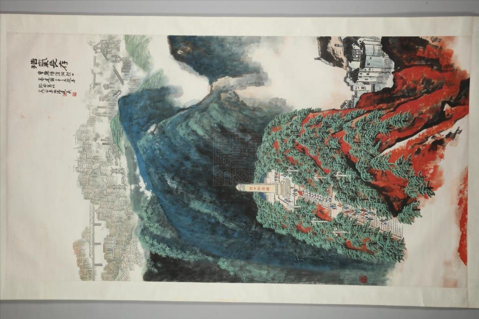 现代冯建吴浩气长存轴