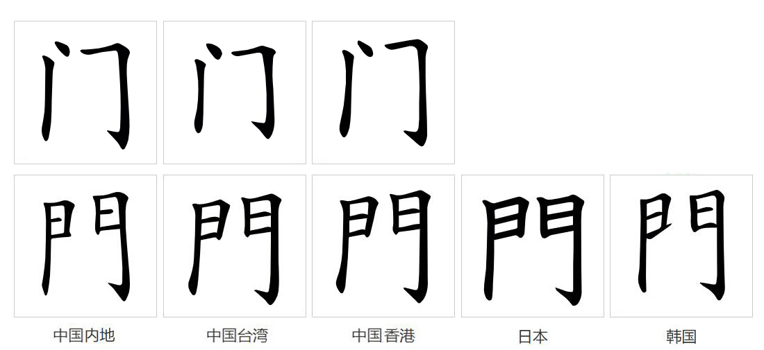 门（汉语文字）_百度百科