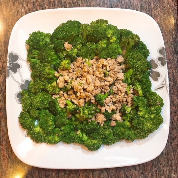 肉末孜然西兰花