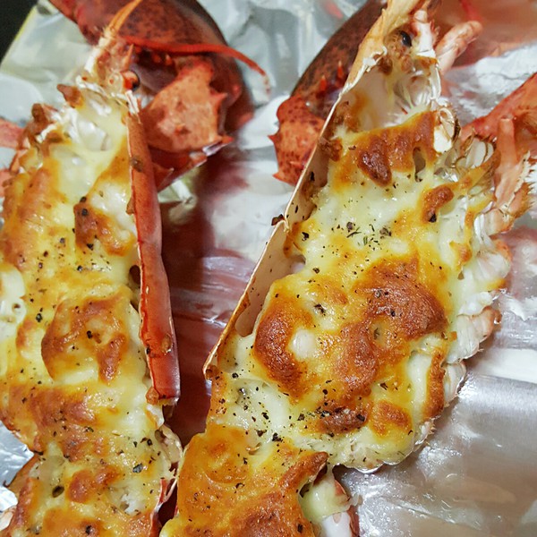 奶油芝士焗龙虾