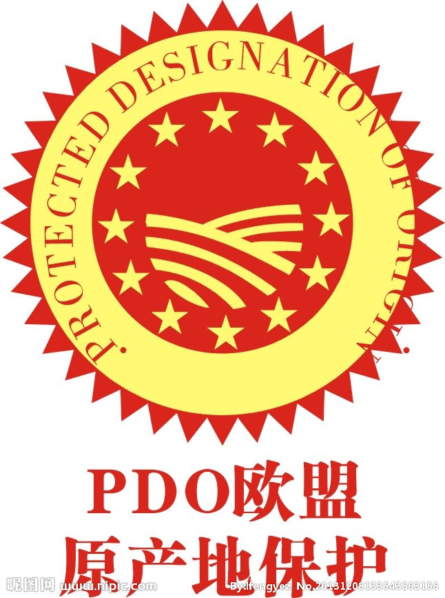 designation of origin 的首字母的缩写,意思是"受保护的原产地名称"