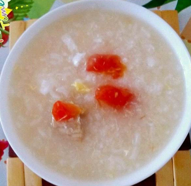 番茄蛋粥