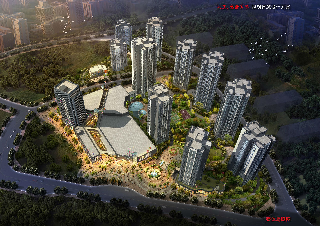  p>兴茂盛世国际雄踞重庆西城二郎新区彩云湖畔,毗邻1400亩彩云湖国家