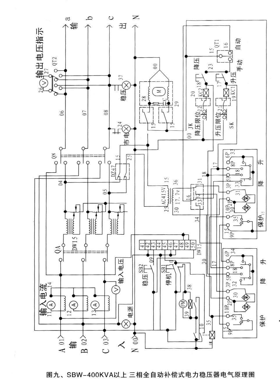 稳压器由调压电路,控制电路,及伺服电机等组成.