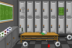 逃出球员更衣室