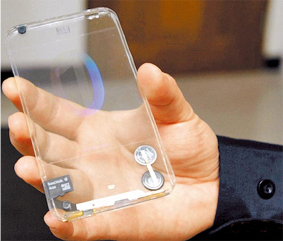  p>透明手机是一款用 a href="#">可替换玻璃 /a>,以实现视觉的穿透