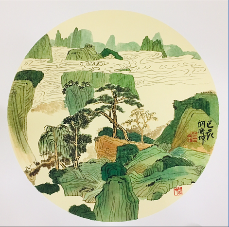  p>胡振坤,齐派著名画家,师从齐展仪,王东常.